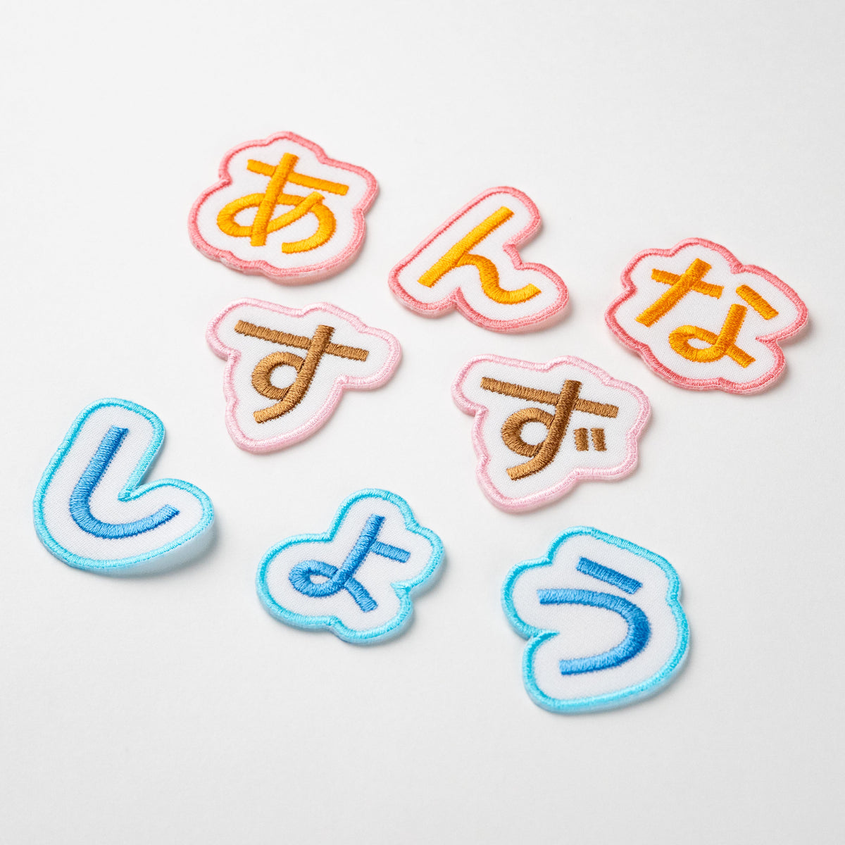 もこもこシリーズ【ひともじワッペン】