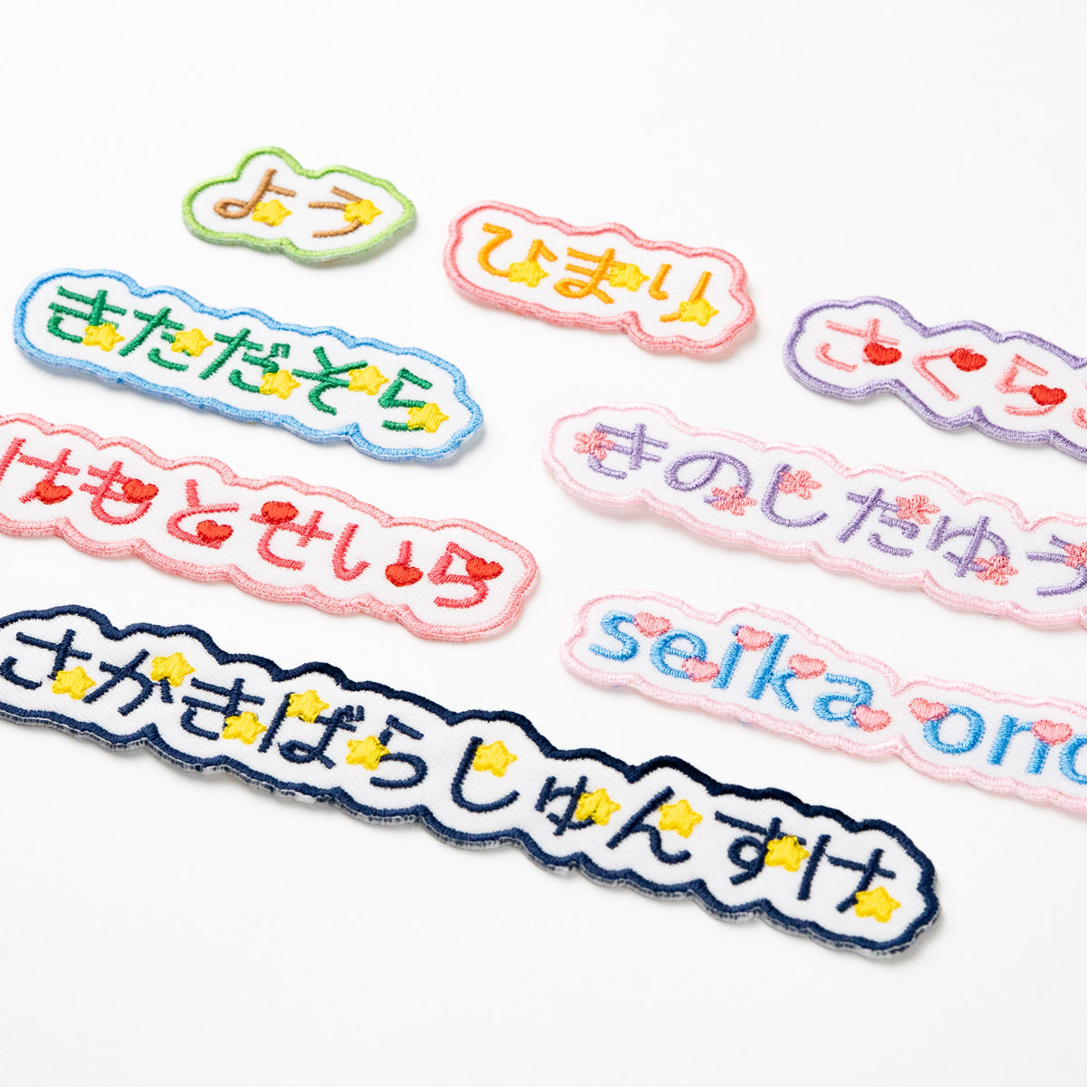 もこもこワッペン【1段　ワンポイントあり】