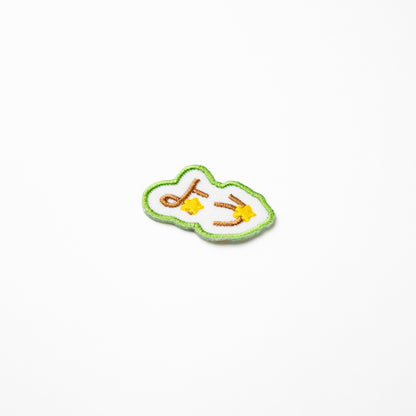 もこもこワッペン【1段　ワンポイントあり】
